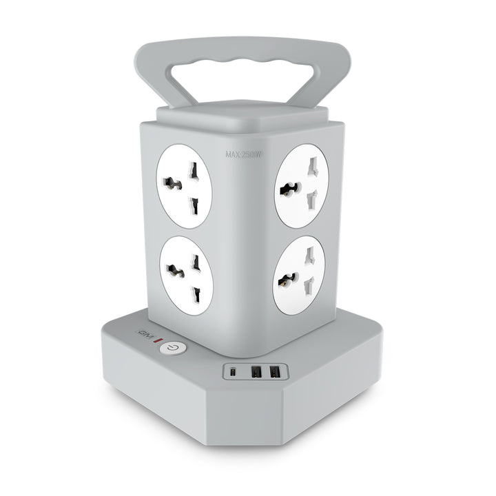 9+1 G-Hoop Tower Spike Guard with Type A & C (White)