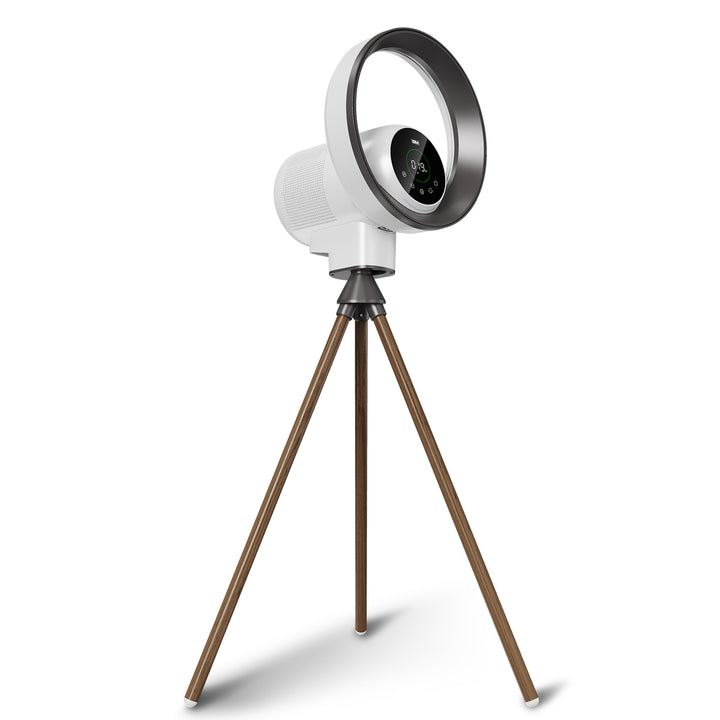 Oxy Air Bladeless Airpurifier Tripod Fan (Casablanca White)