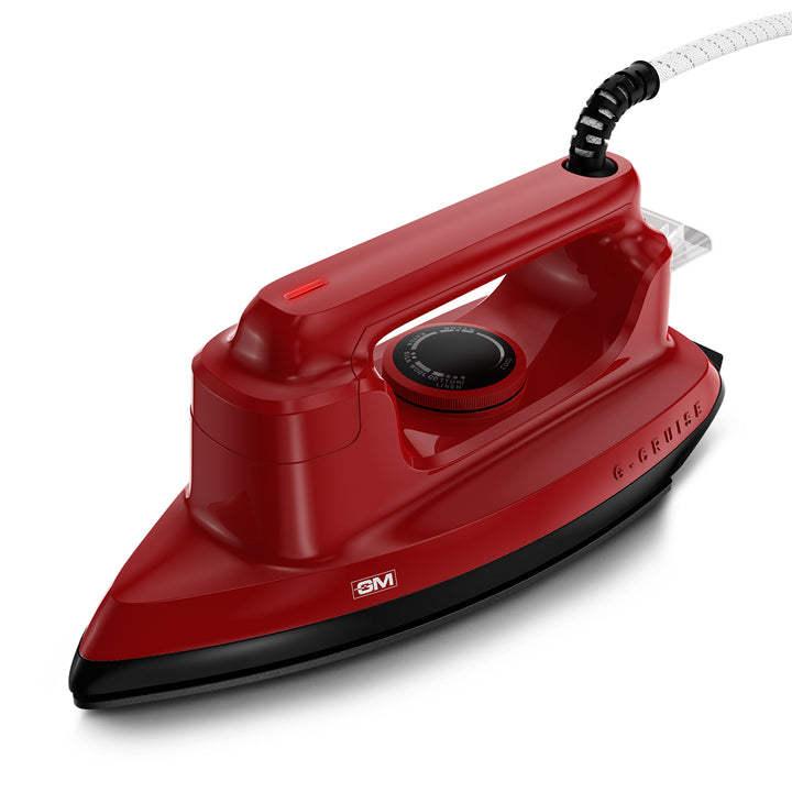 G-Cruise 1000 Watt Dry Iron (RED) - Overheat Protection