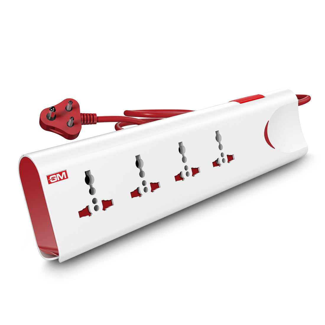 GM 3060 E-book 4+1 Spike Guard 250 Volts (White)