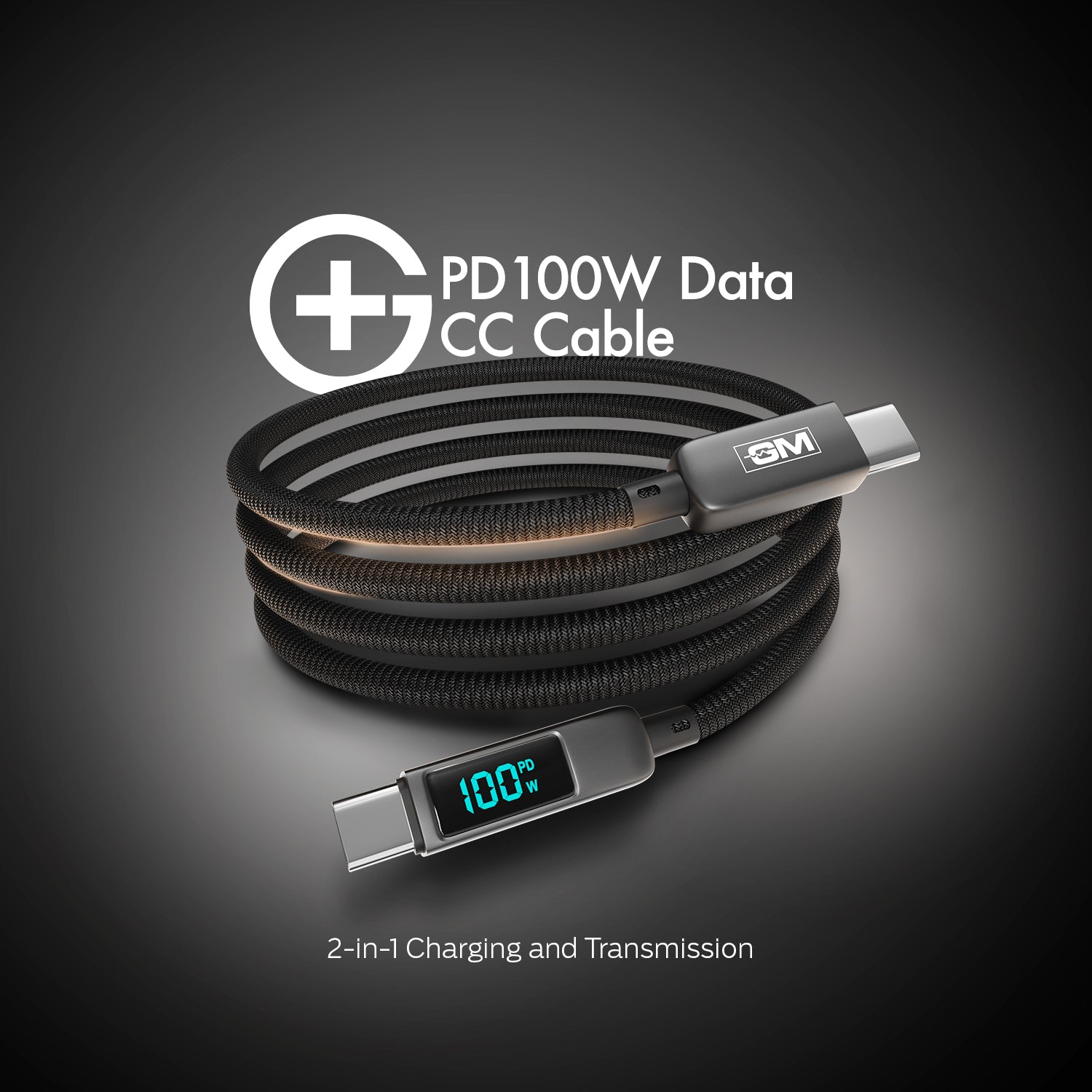 G+ PD Data CC Cable - 100W (GREY)