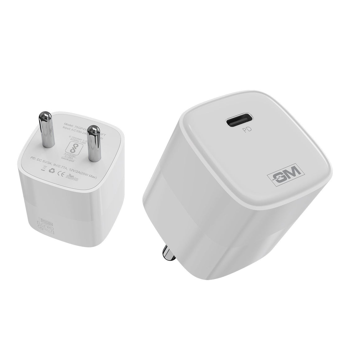 G+ 25W GaN Fast Charger White