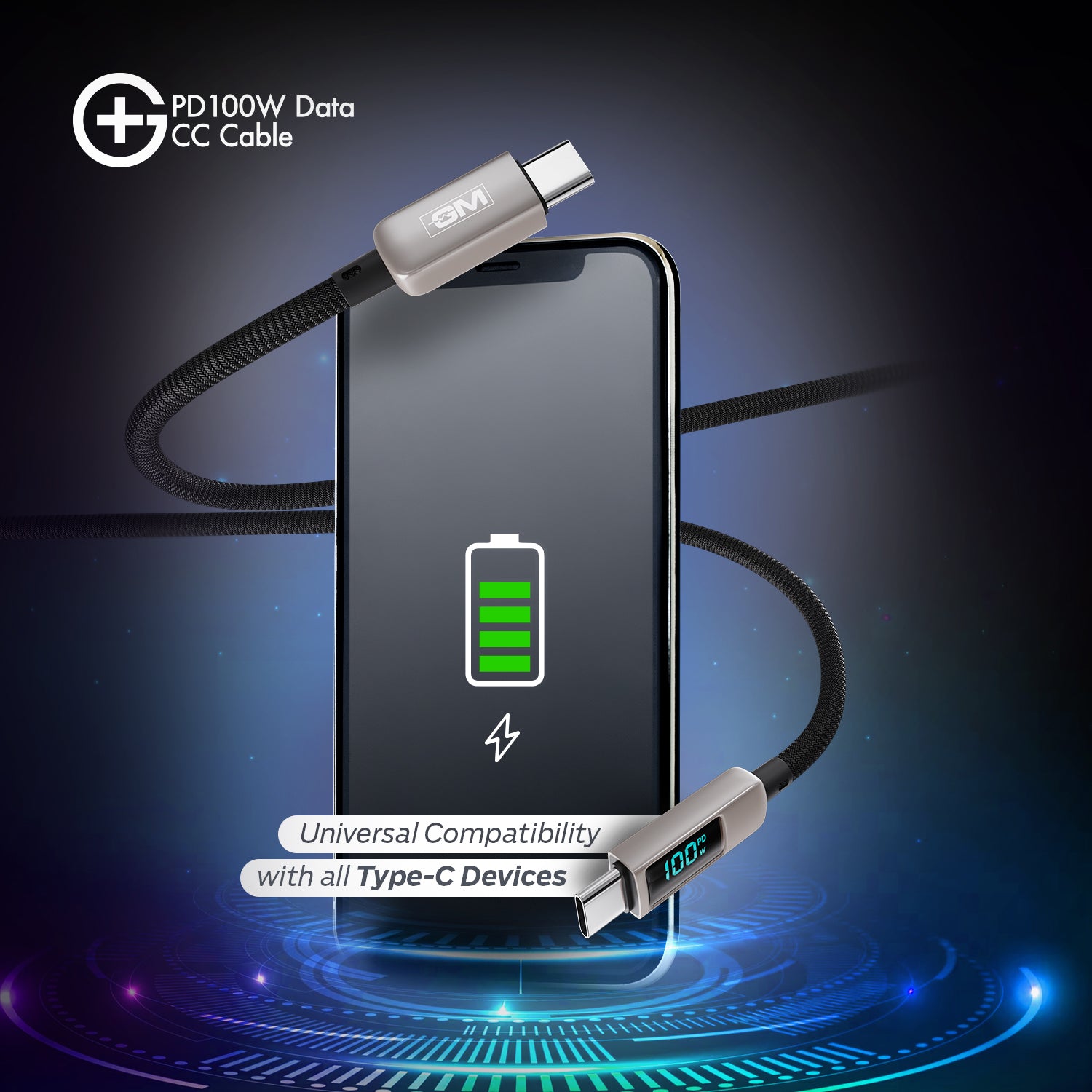 G+ PD Data CC Cable - 100W (GOLD)