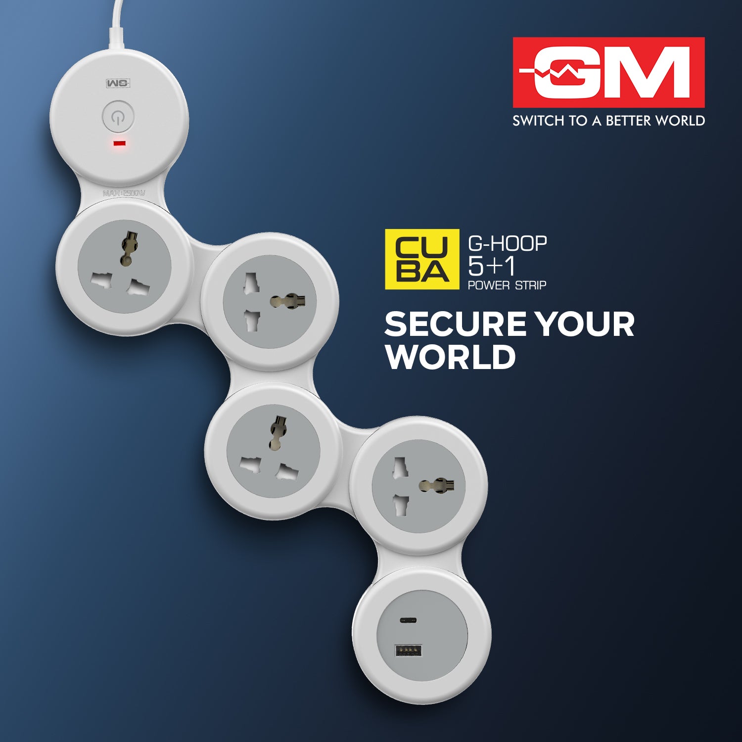 5+1 G-HOOP SPIKE GUARD WITH TYPE A & C (White)