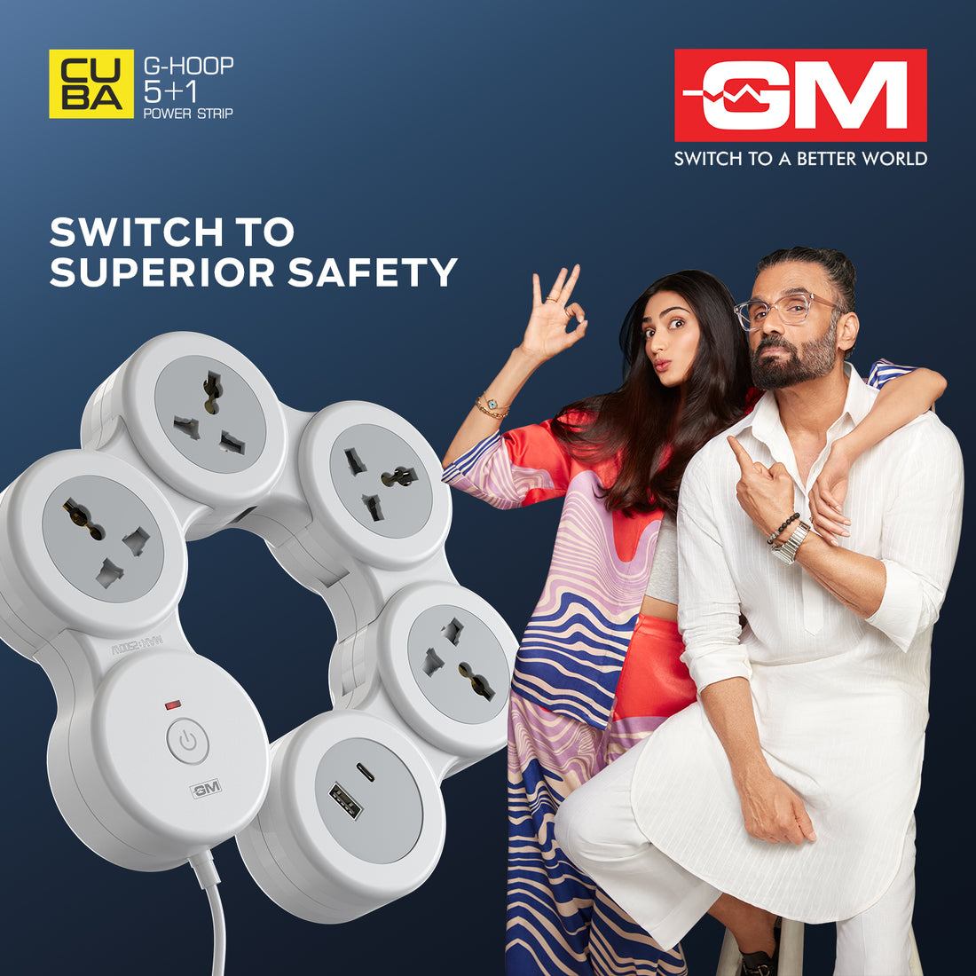 5+1 G-HOOP SPIKE GUARD WITH TYPE A & C (White)