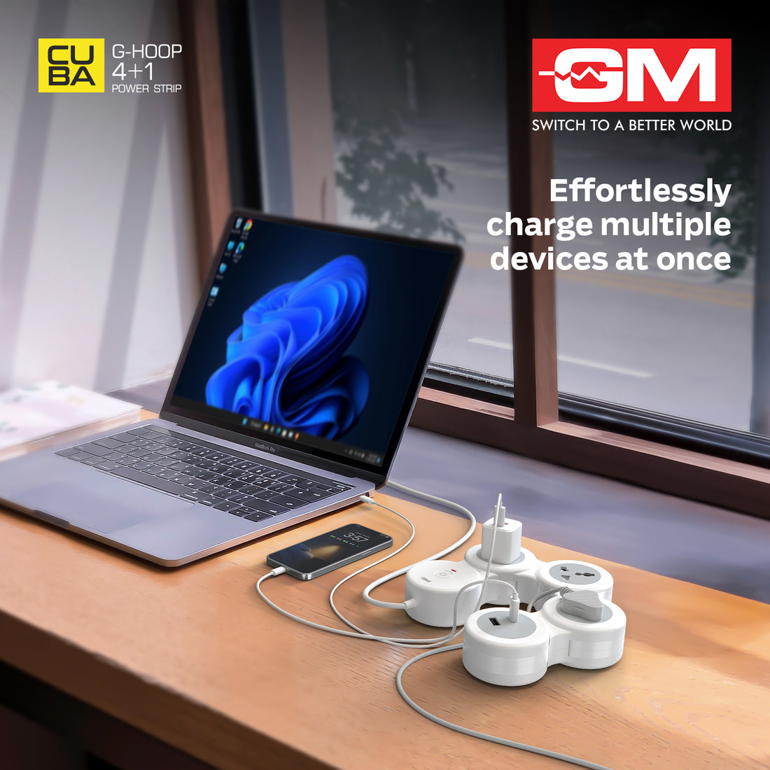 4+1 G-HOOP SPIKE GUARD WITH TYPE A & C (White)