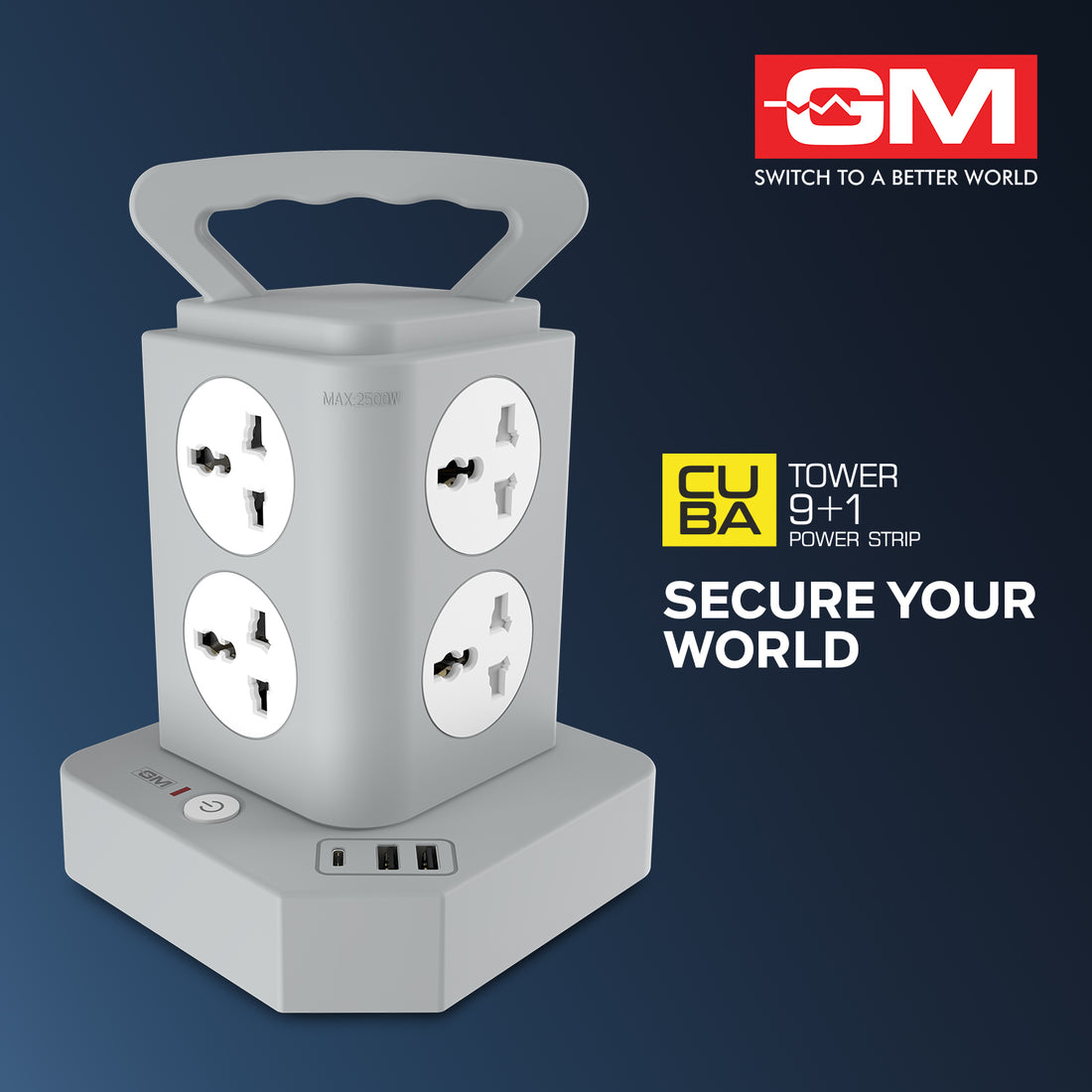 9+1 G-HOOP TOWER SPIKE GUARD WITH TYPE A & C (White)