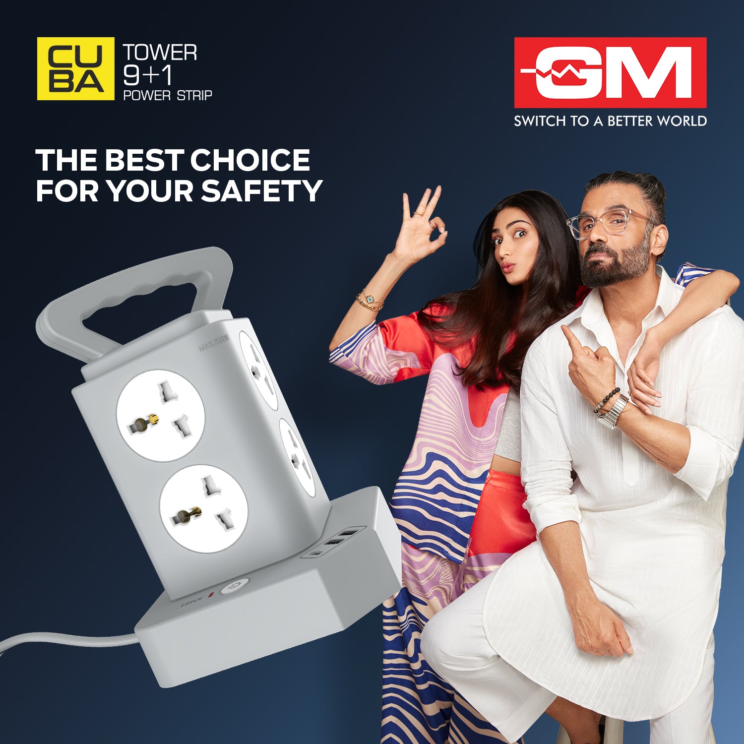 9+1 G-HOOP TOWER SPIKE GUARD WITH TYPE A & C (White)