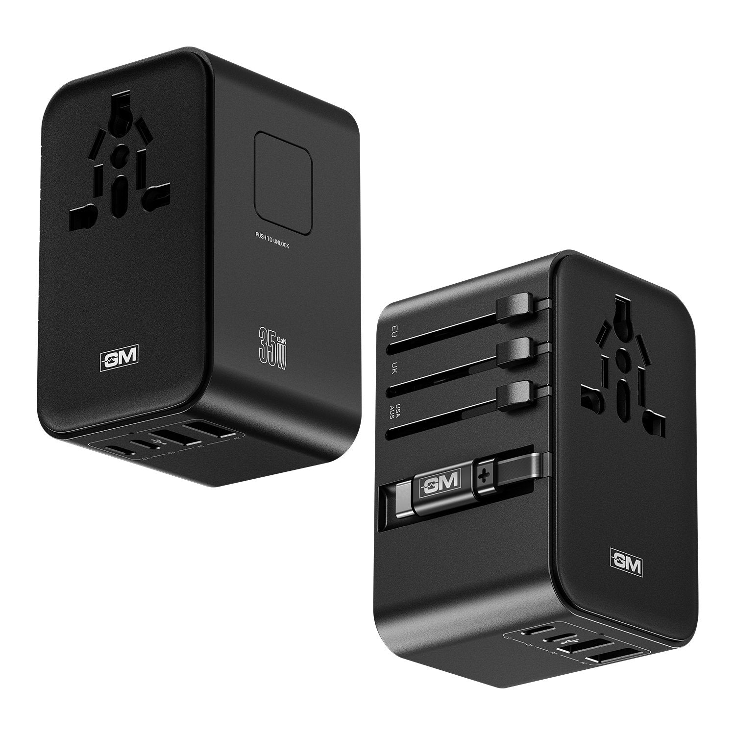 G+ 35W Travelease Pro with Retractable Cable – Black