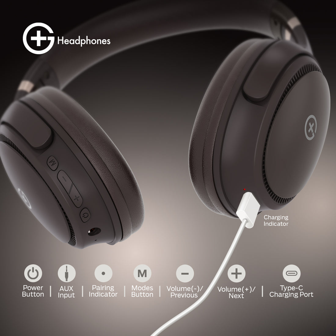 G+ Headphones (BROWN)
