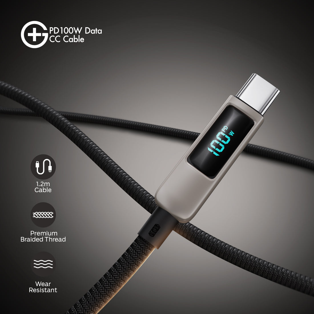 G+ PD Data CC Cable - 100W (GOLD)