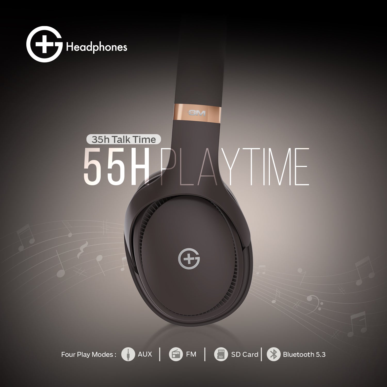 G+ Headphones (BROWN)