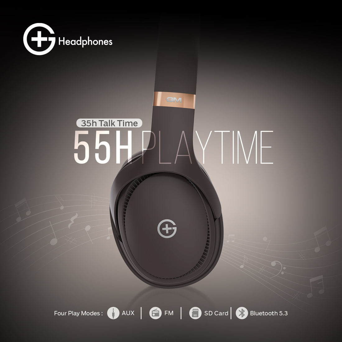 G+ Headphones (BROWN)