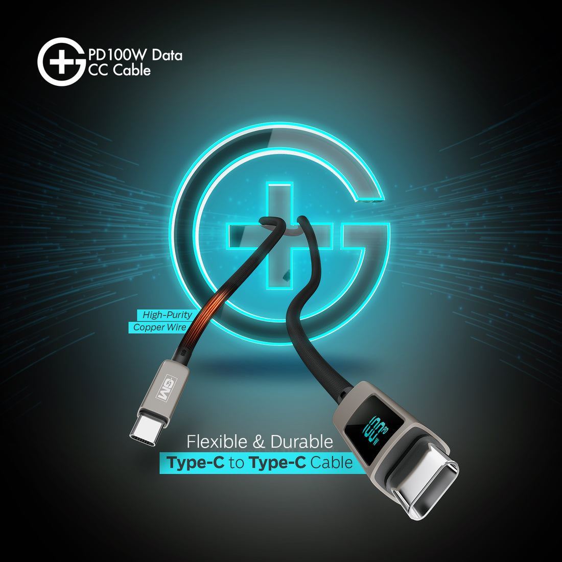 G+ PD Data CC Cable - 100W (GOLD)