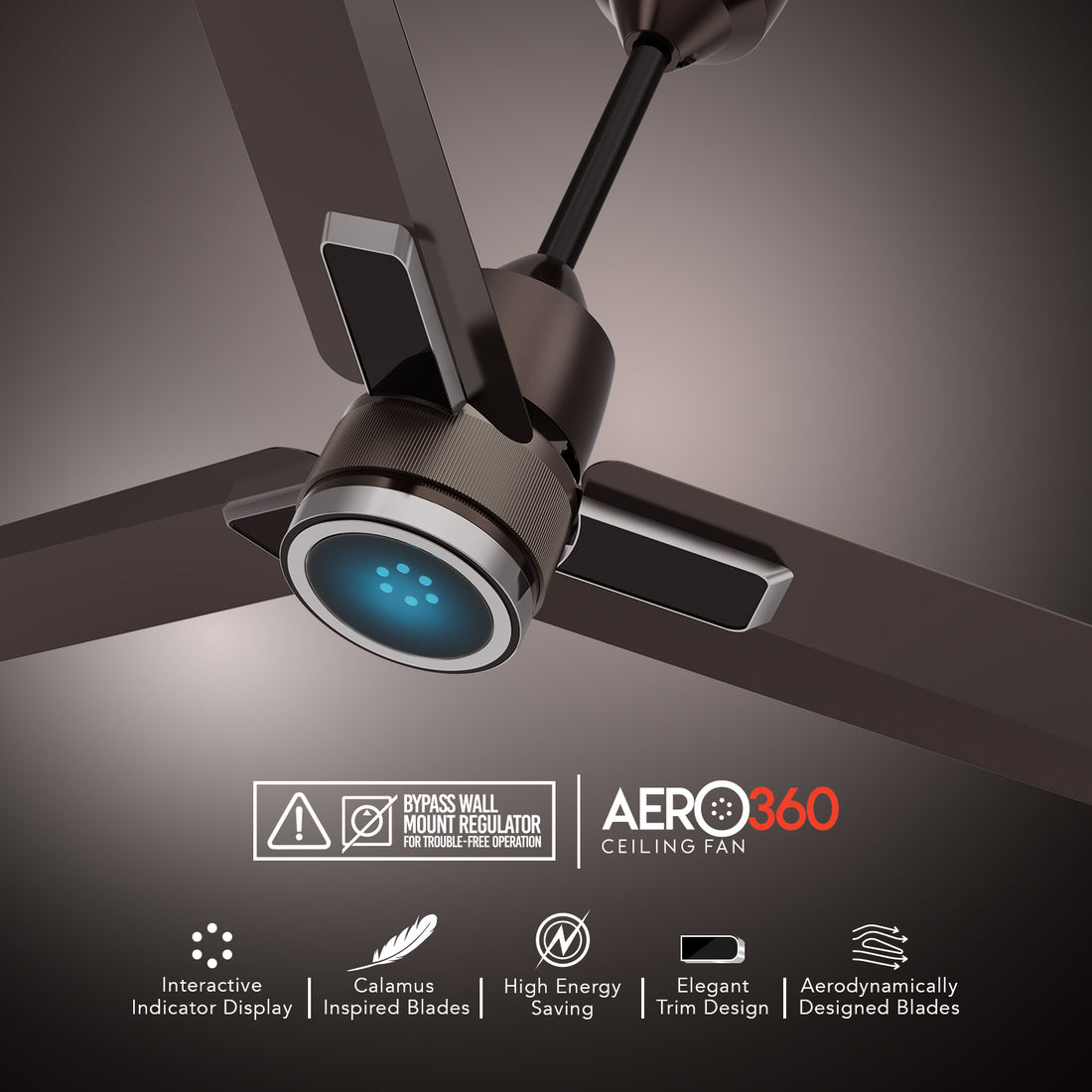 GM Aero 360 - Ceiling Fan (Gunmetal)