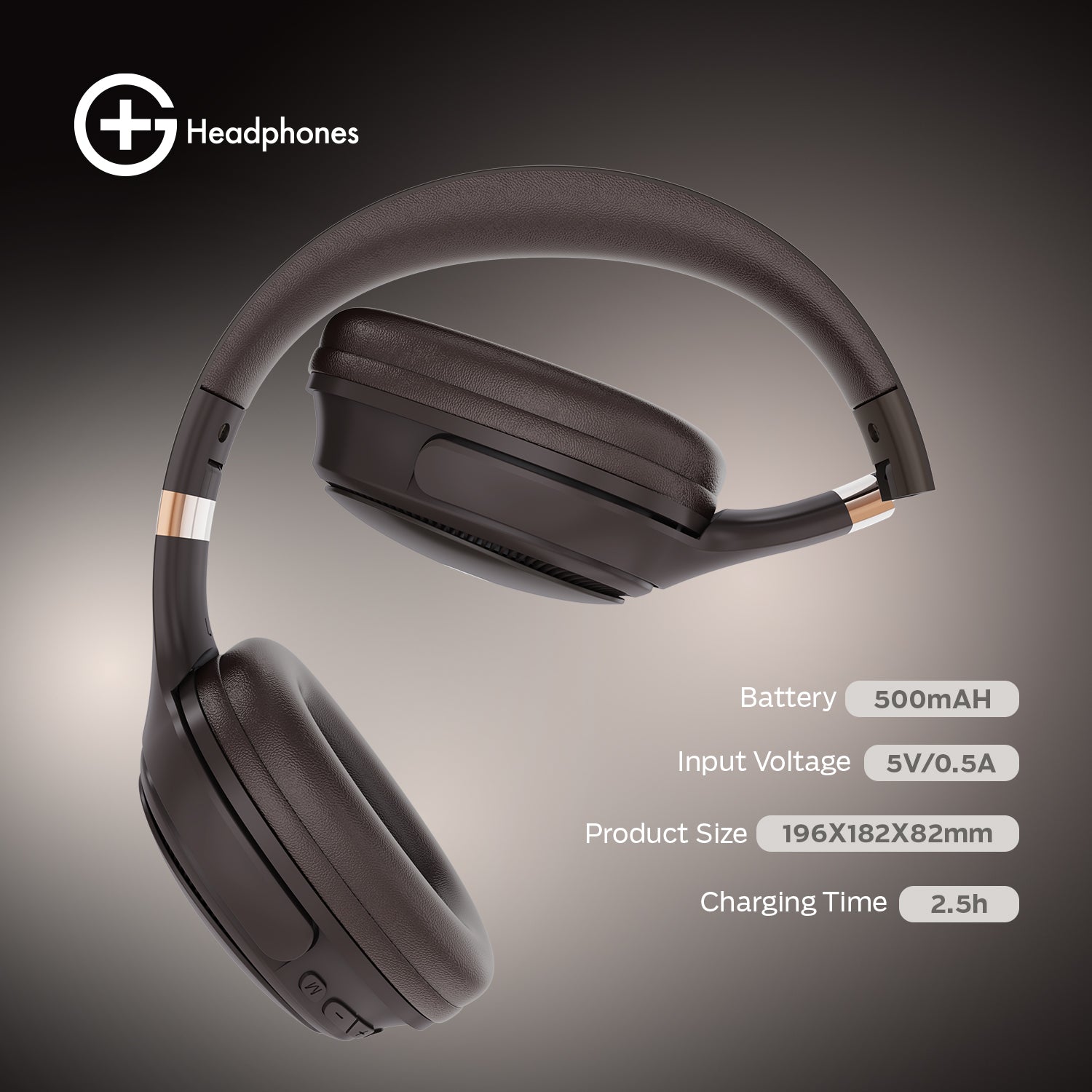 G+ Headphones (BROWN)