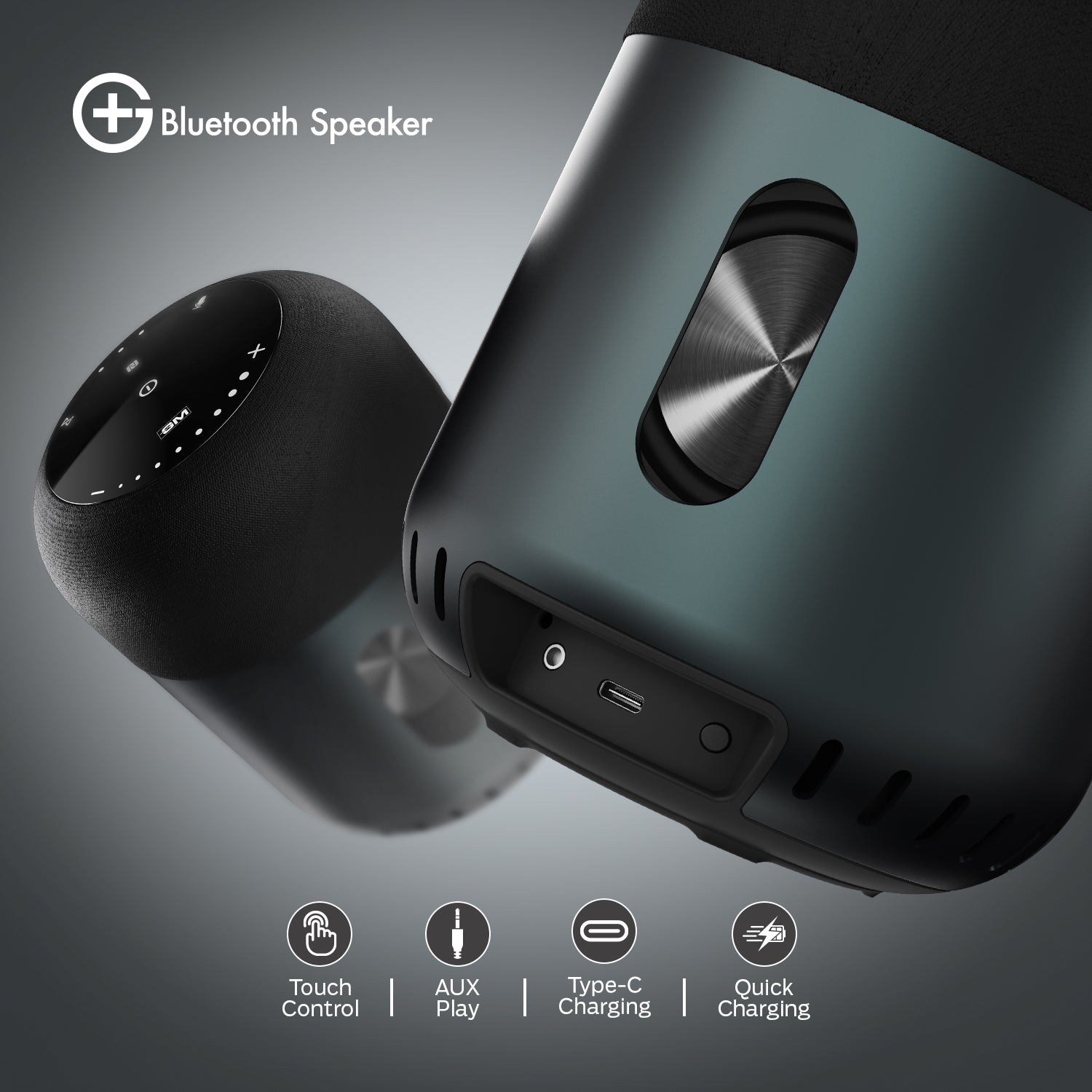 Bluetooth Speaker - 60W, BT 5.0, Voice Control, 15H Playtime