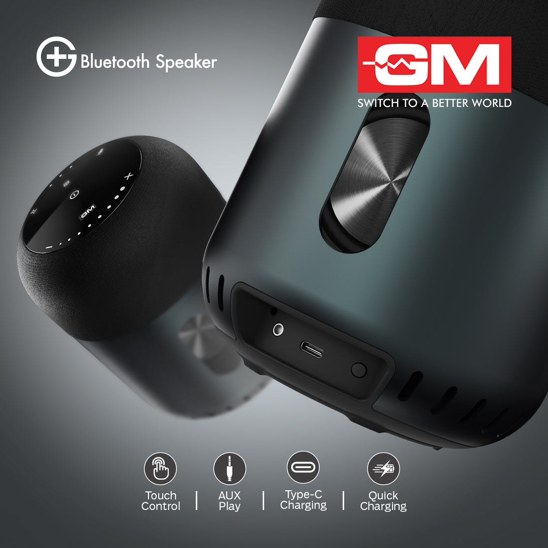 Bluetooth Speaker - 60W, BT 5.0, VOICE CONTROL, 15H PLAYTIME