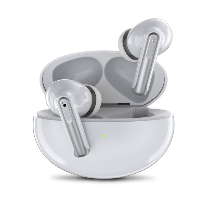 E-BUDS - BT 5.3, QUAD MIC ENC, PURE BASS, WIRELESS (White)