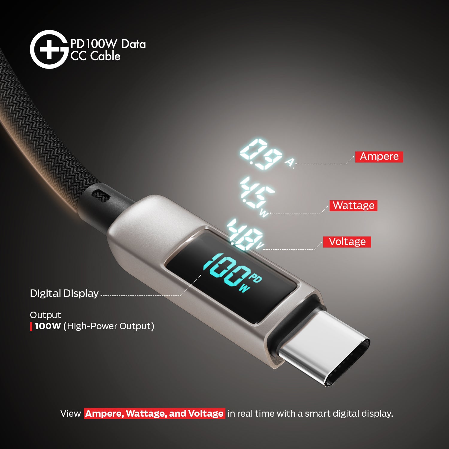 G+ PD Data CC Cable - 100W (GOLD)