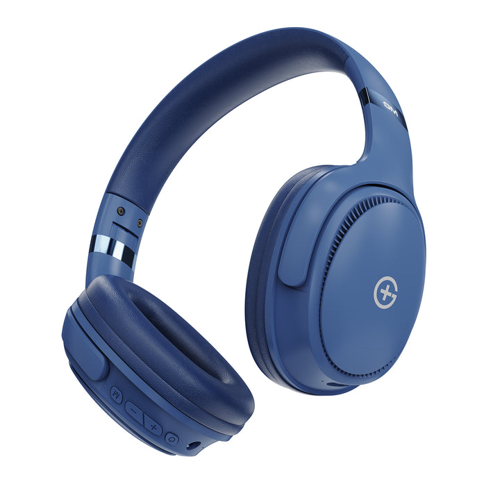 HEADPHONES - BT 5.3, 55H, PURE BASS, LOW LATENCY (Blue)