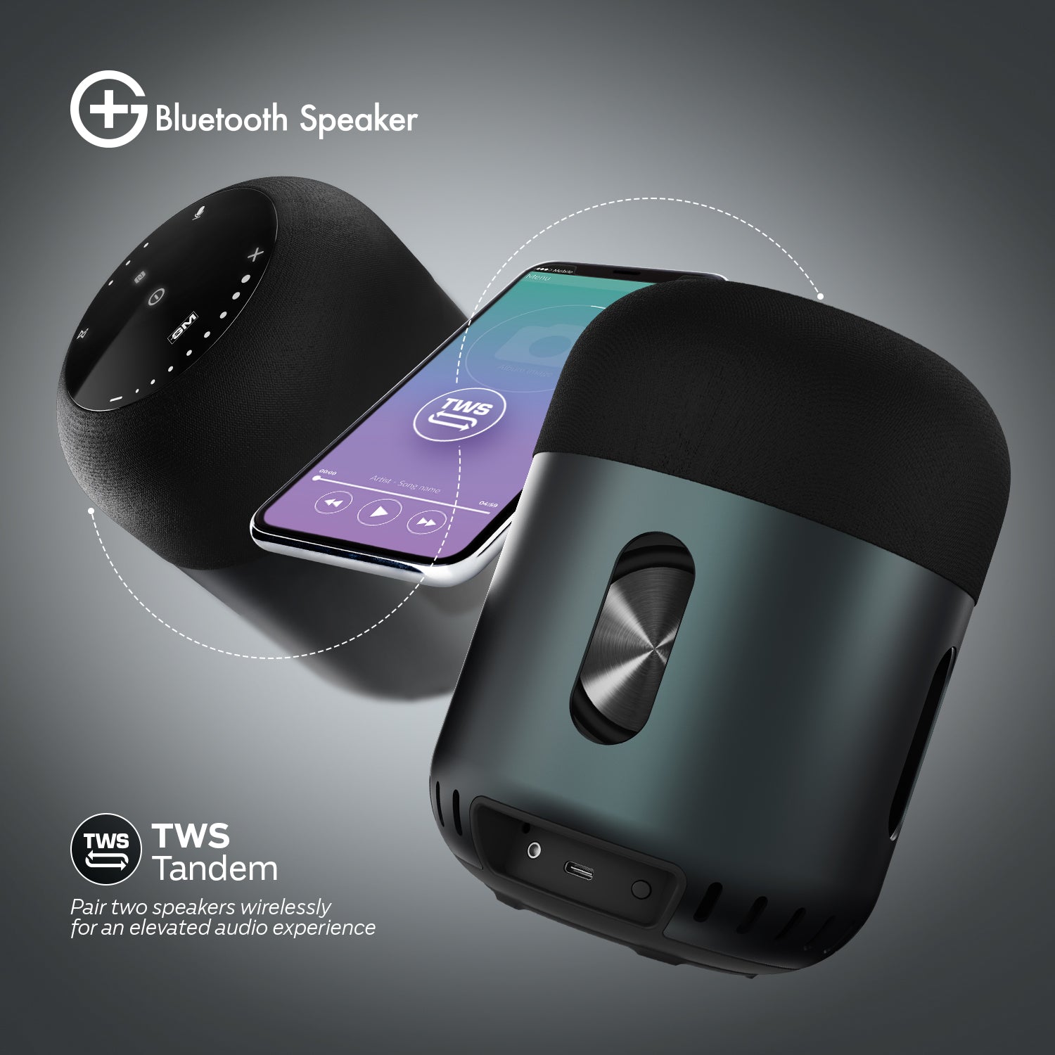 Bluetooth Speaker - 60W, BT 5.0, Voice Control, 15H Playtime