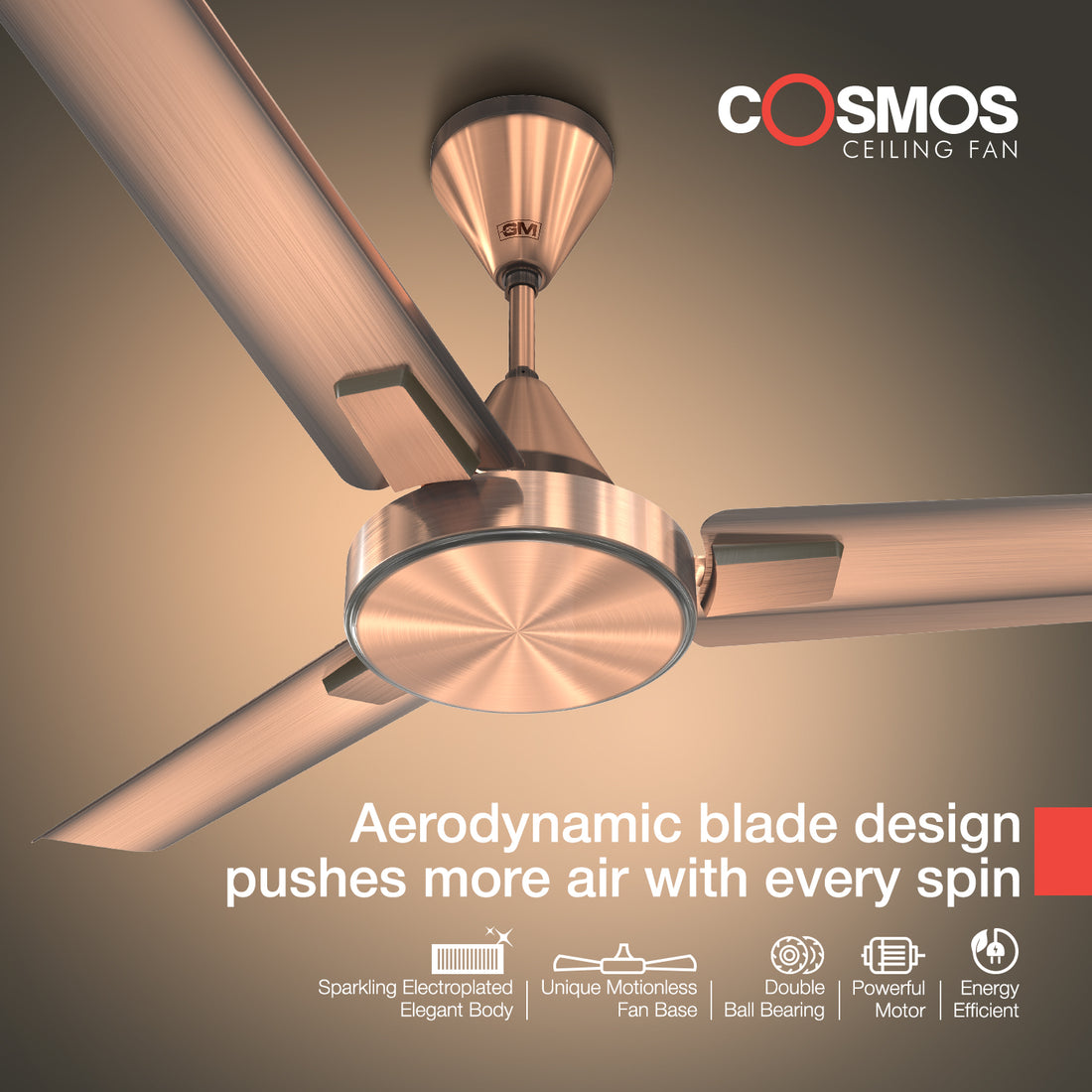 GM Cosmos - Ceiling Fan (Copper)