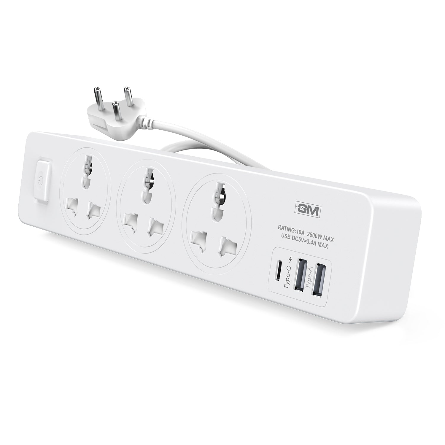GM Cuba 3341 Extension Board 240 Volts (White)