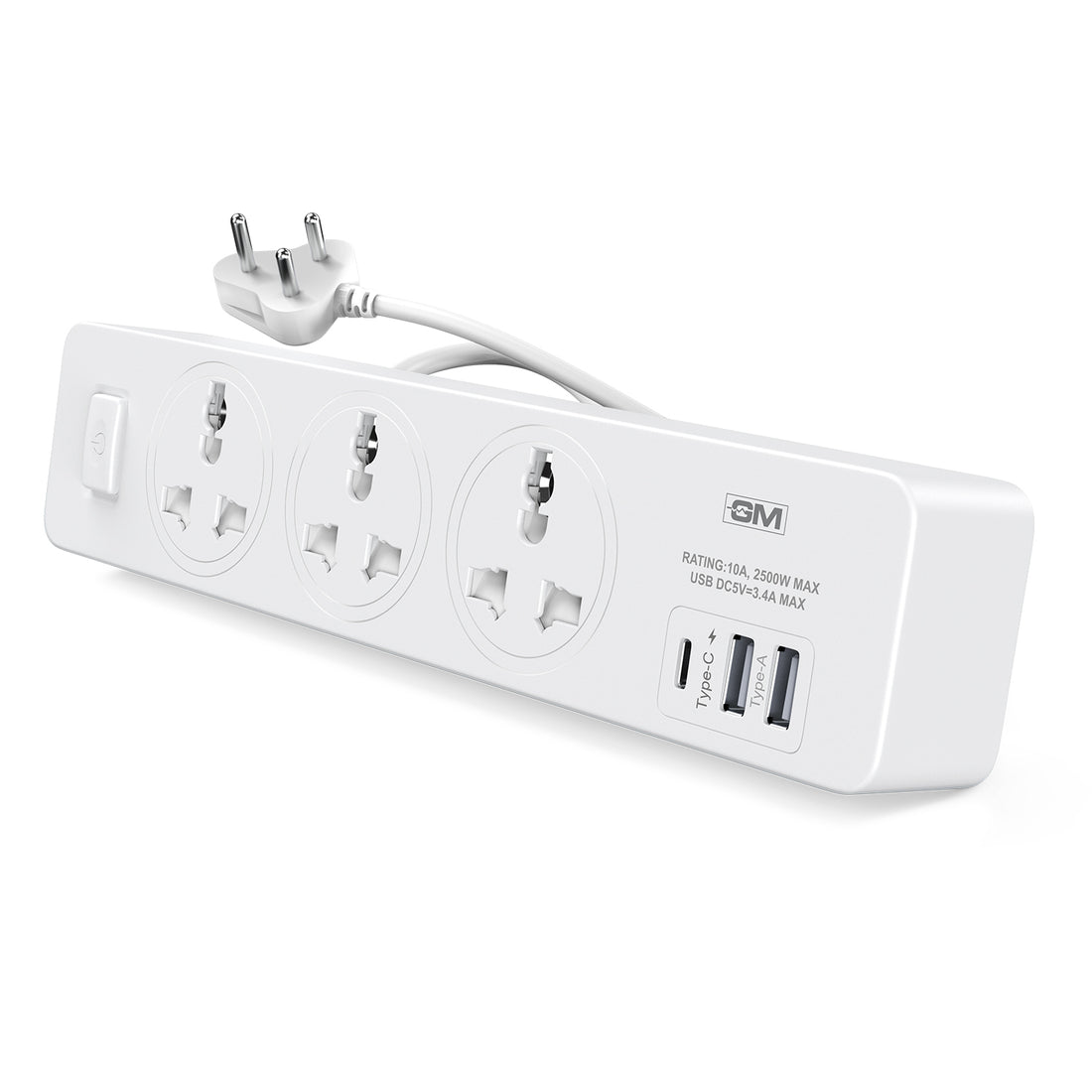 GM Cuba 3341 Extension Board 240 Volts (White)