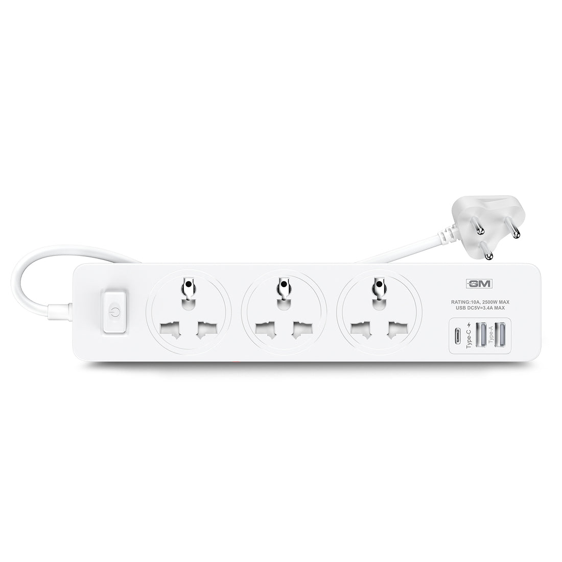GM Cuba 3341 Extension Board 240 Volts (White)