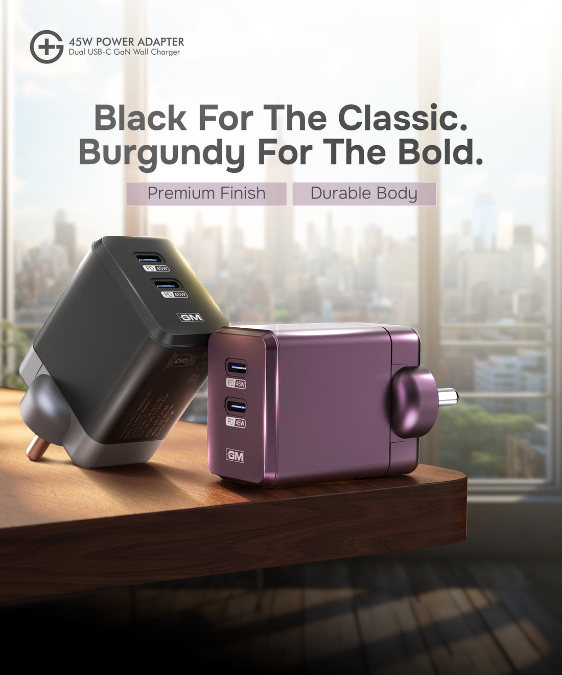 GM G+ 45W Adapter - Cherry