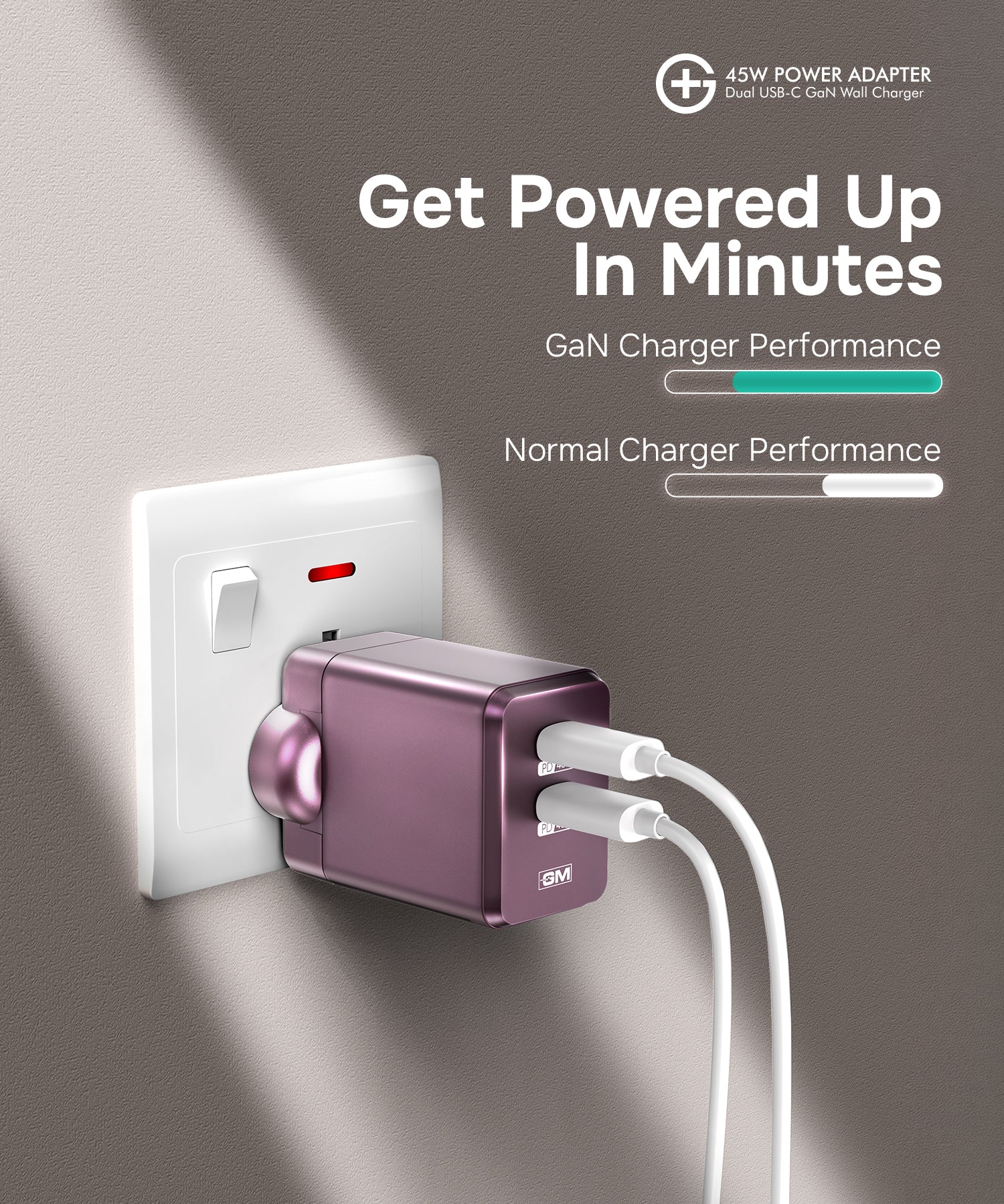 GM G+ 45W Adapter - Cherry