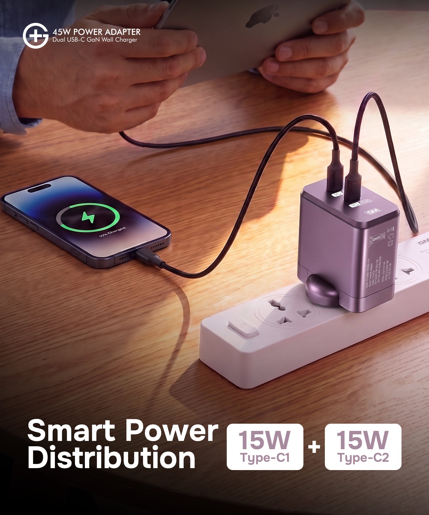 GM G+ 45W Adapter - Cherry