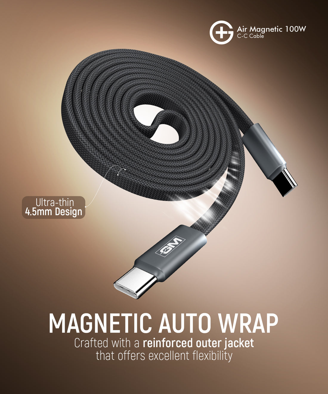 G+ Festival Combo:  Ismart Qi2.2 25W Rotation Charger+ Air Magnetic 100W C-C Cable + 70W TravelEase Pro