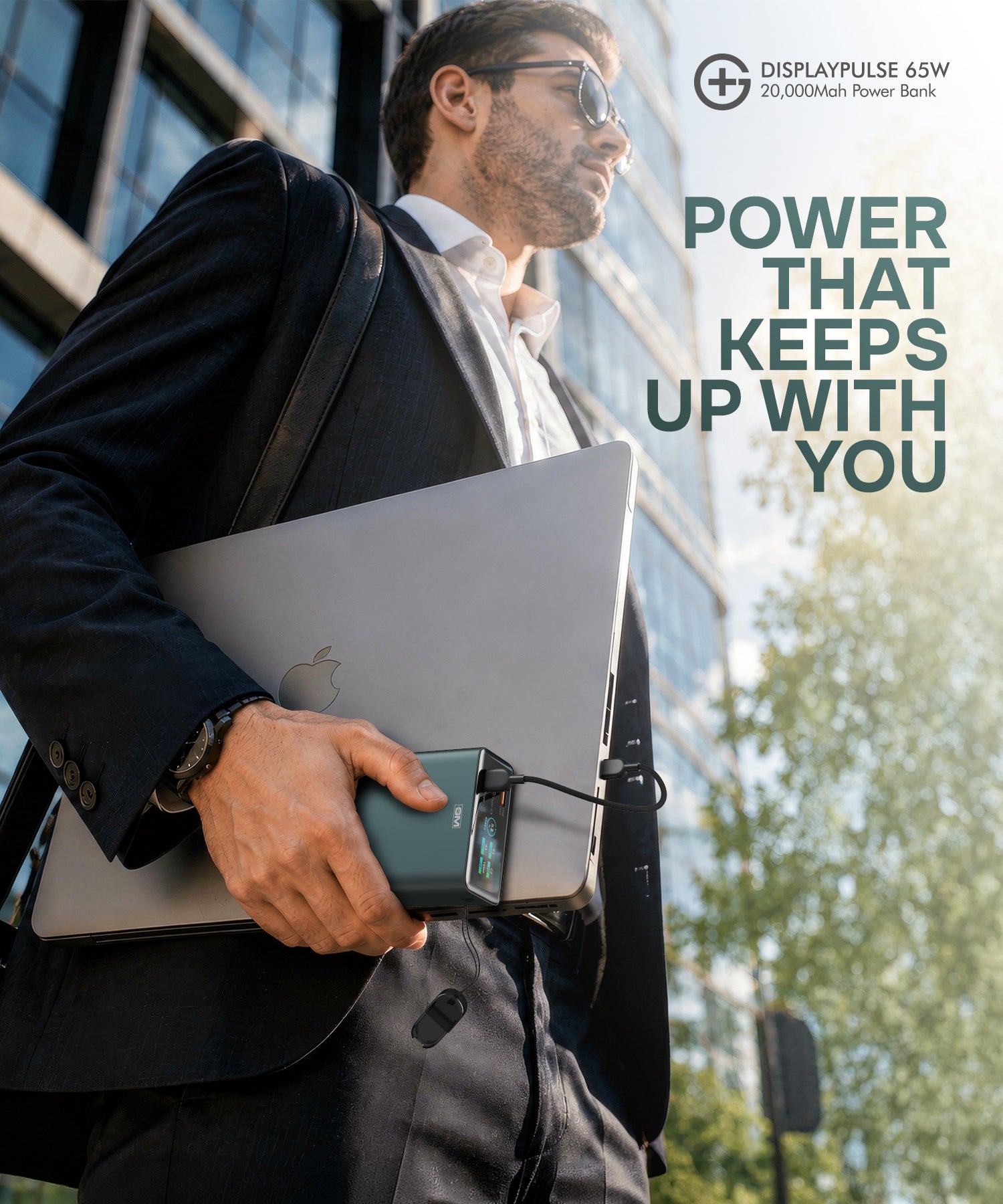 G+ 65W DisplayPulse 20,000 mAh Power Bank