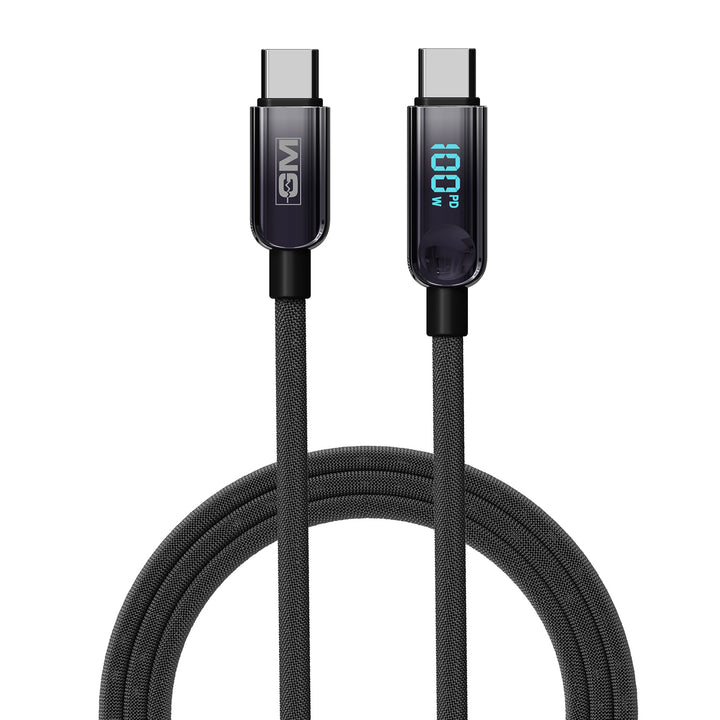 PD 100W Invisible LED Indicator C-C Cable