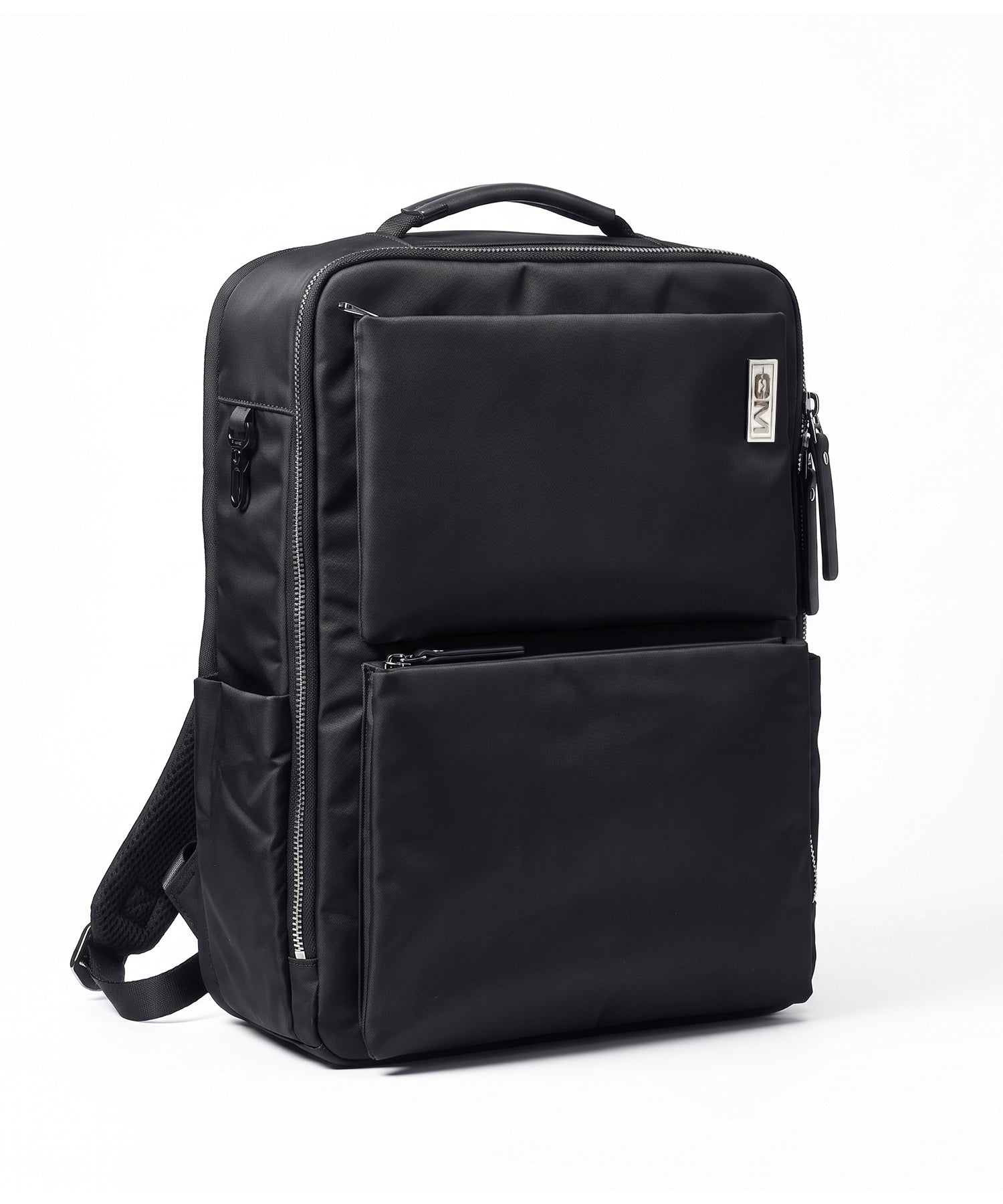 Haversack Backpack with Charging Ports - Black