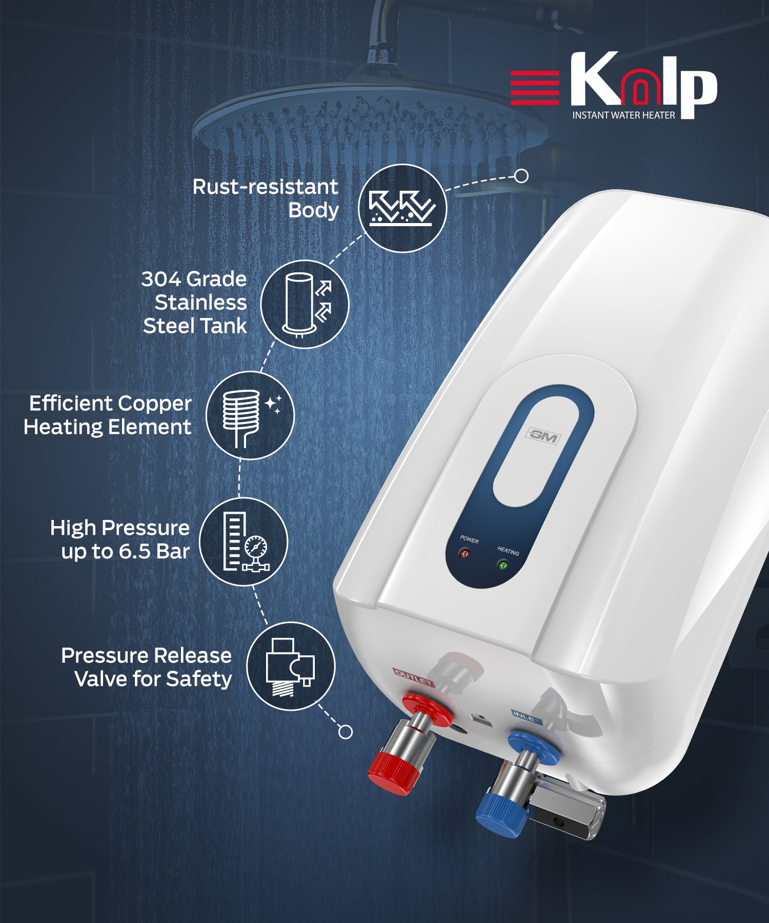 Kalp – Instant Geyser (3 Litre)