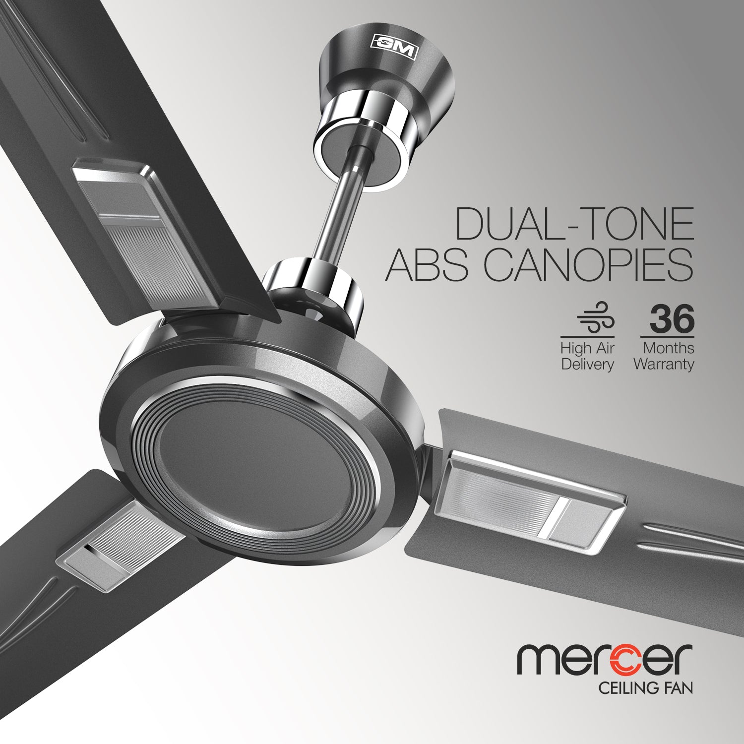 GM Mercer - Ceiling Fan (Glorious Grey)