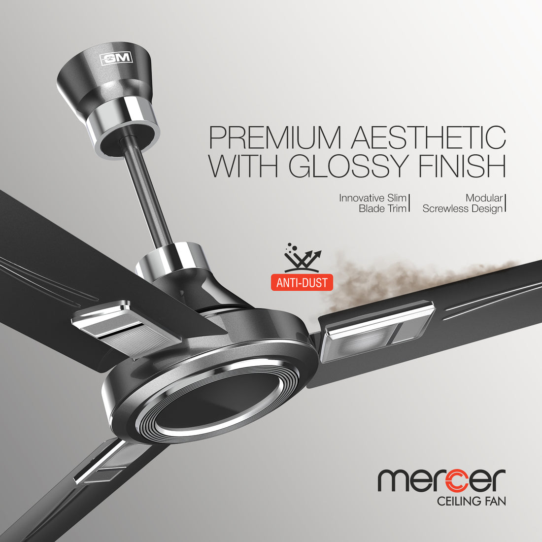 GM Mercer - Ceiling Fan (Glorious Grey)
