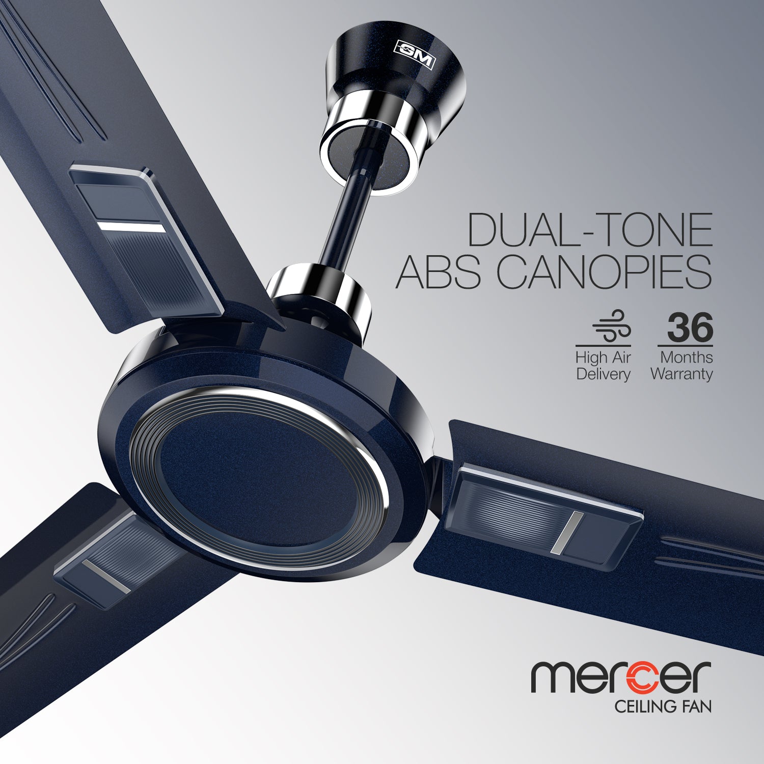 GM Mercer - Ceiling Fan (Ture Blue)