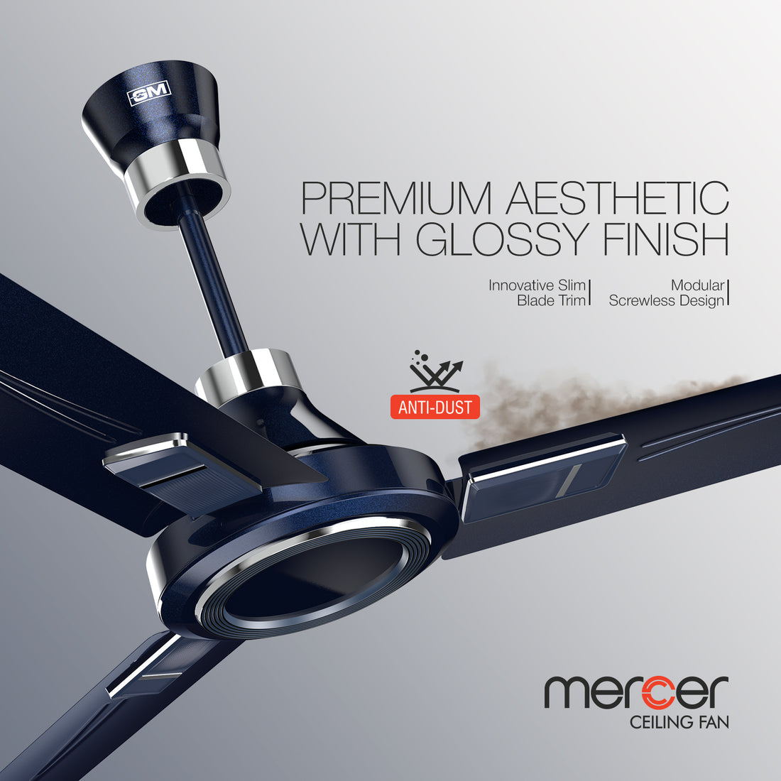 GM Mercer - Ceiling Fan (Ture Blue)