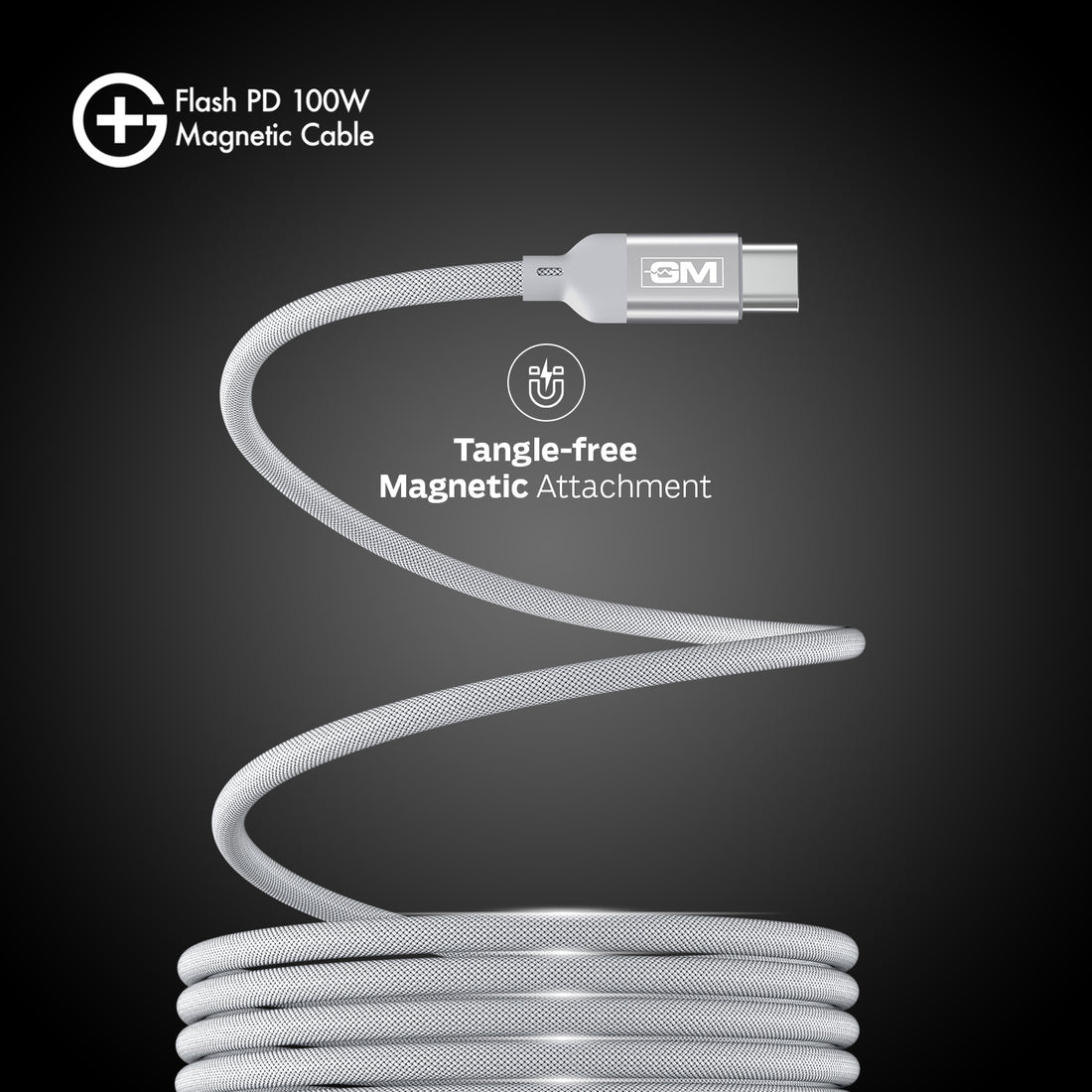 G+ Flash PD  Magnetic Cable - 100W (WHITE)