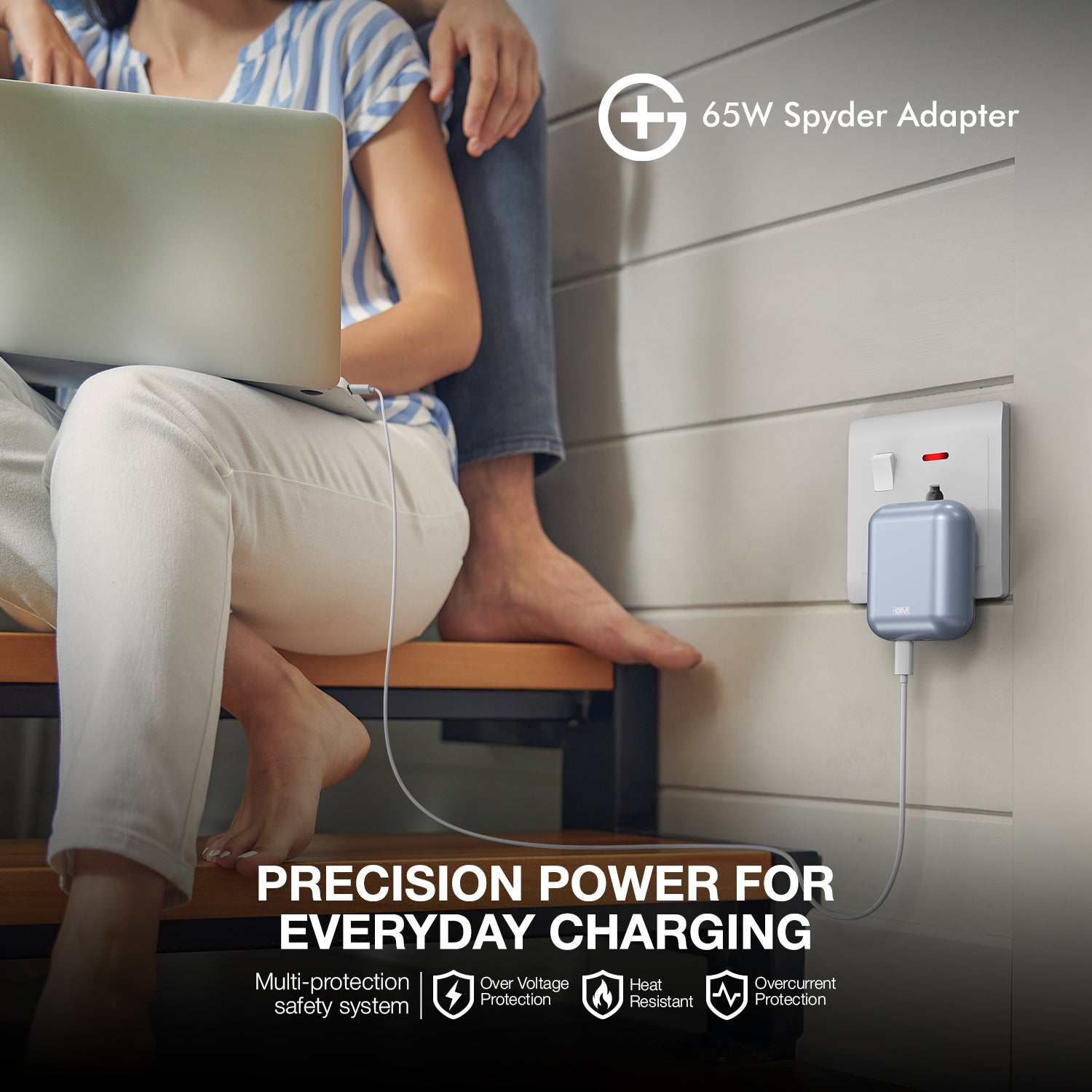 G+  Spyder Adapter 65W (Light Blue)