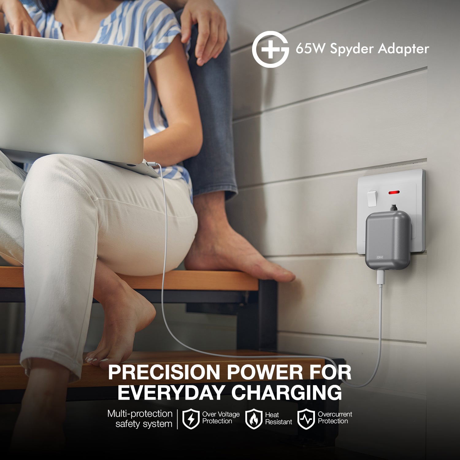 G+  Spyder Adapter 65W (Electric Grey)