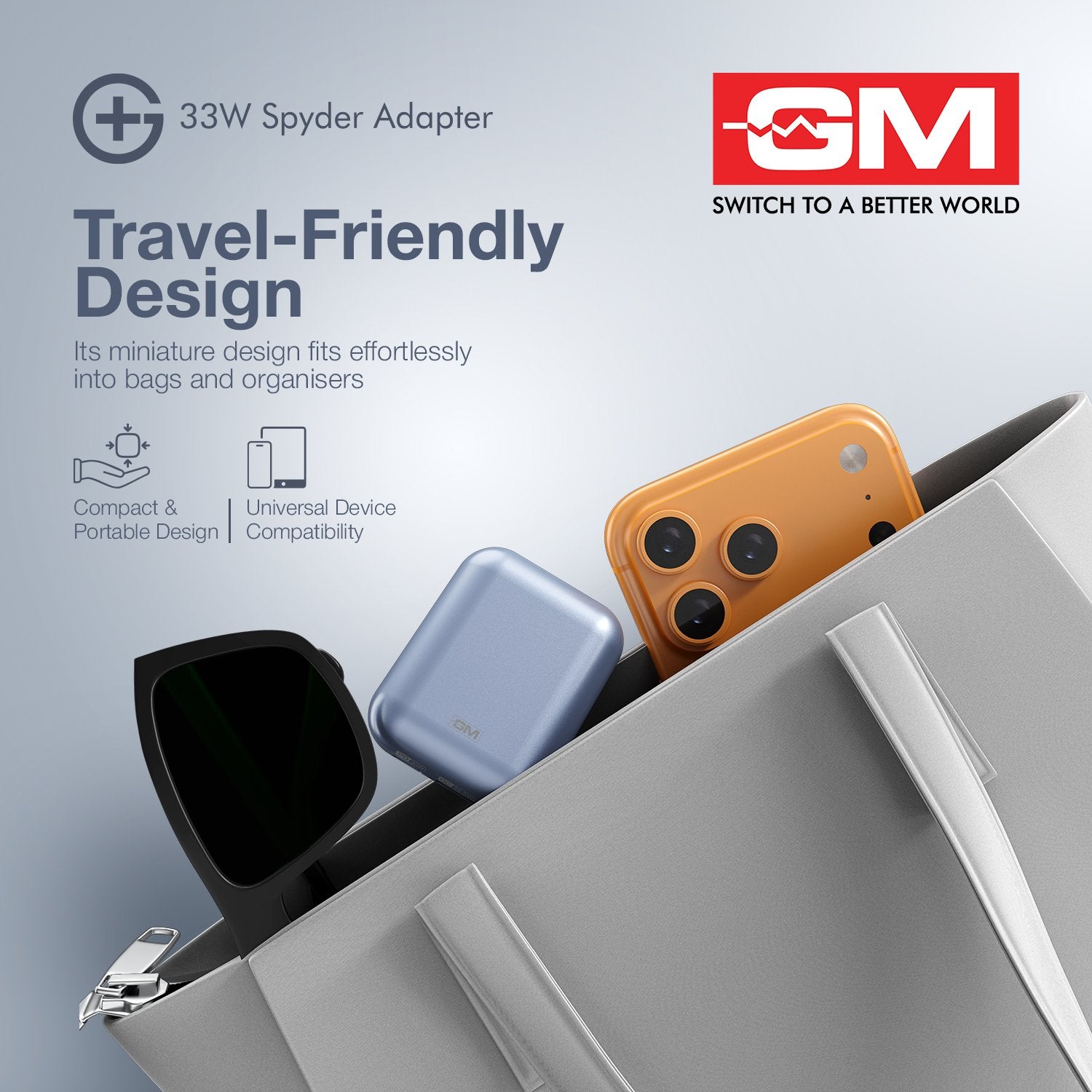 G+ 33W Spyder Adapter- Light Blue