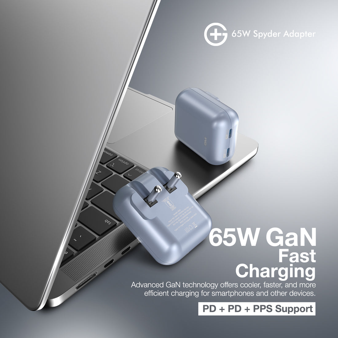 G+  Spyder Adapter 65W (Light Blue)