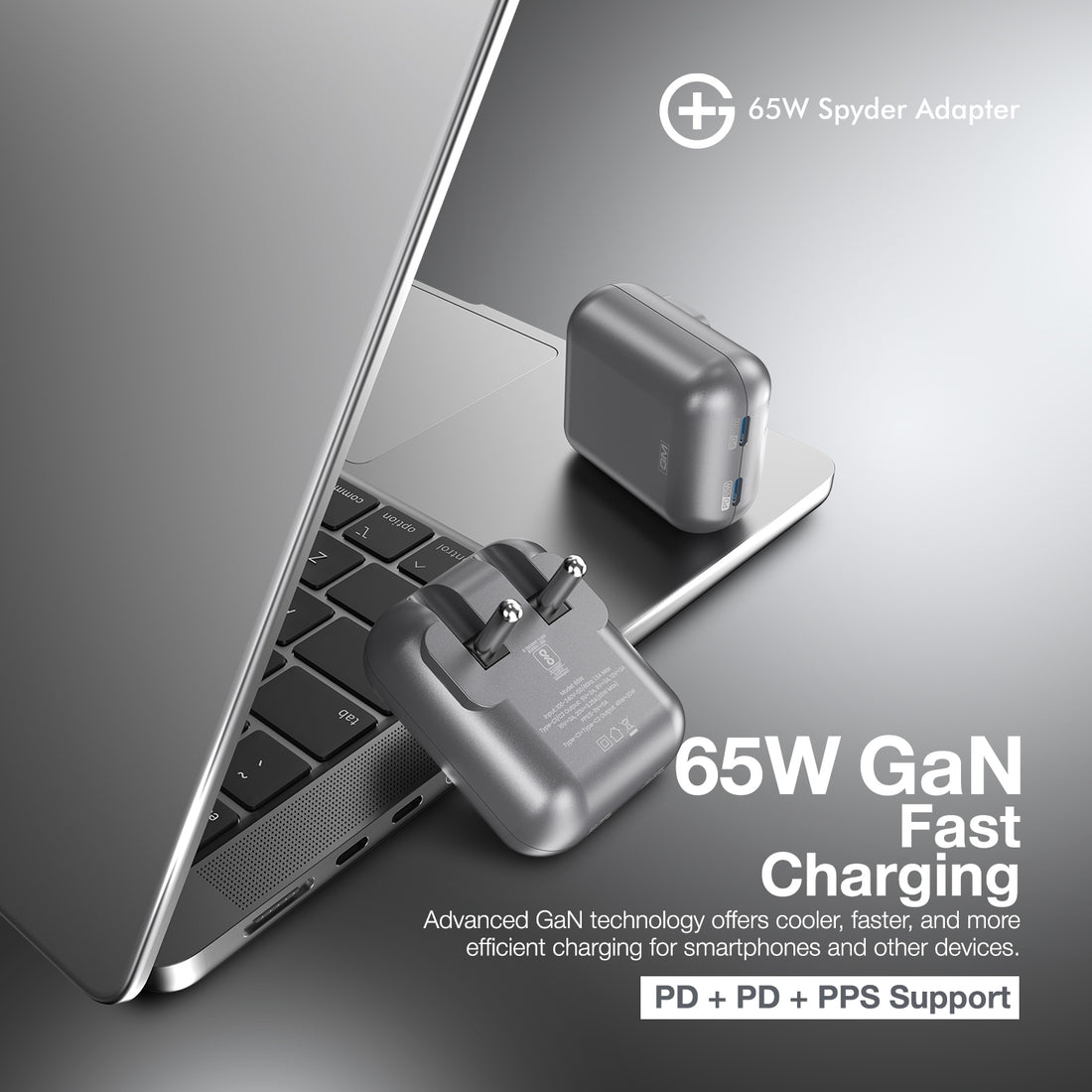 G+  Spyder Adapter 65W (Electric Grey)