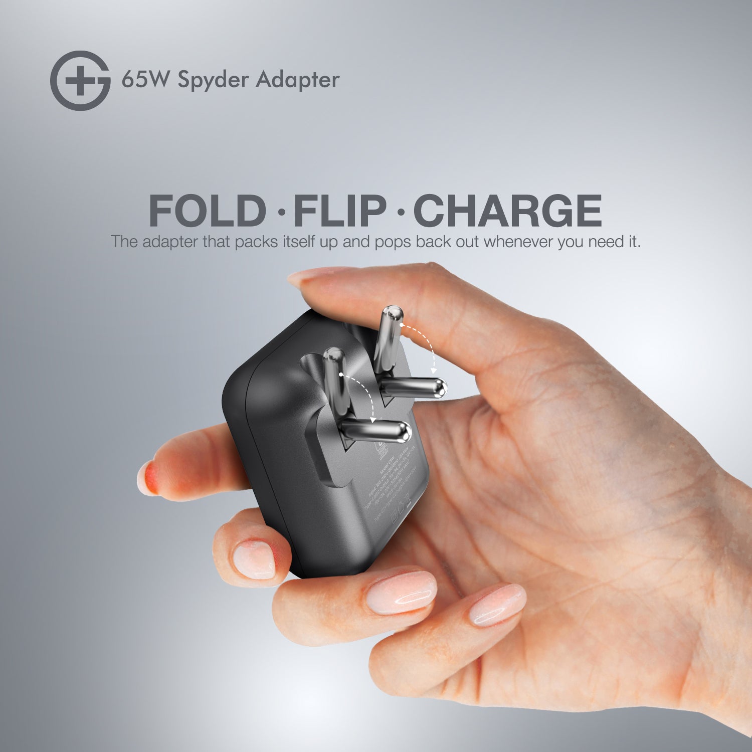 G+  Spyder Adapter 65W (Electric Grey)