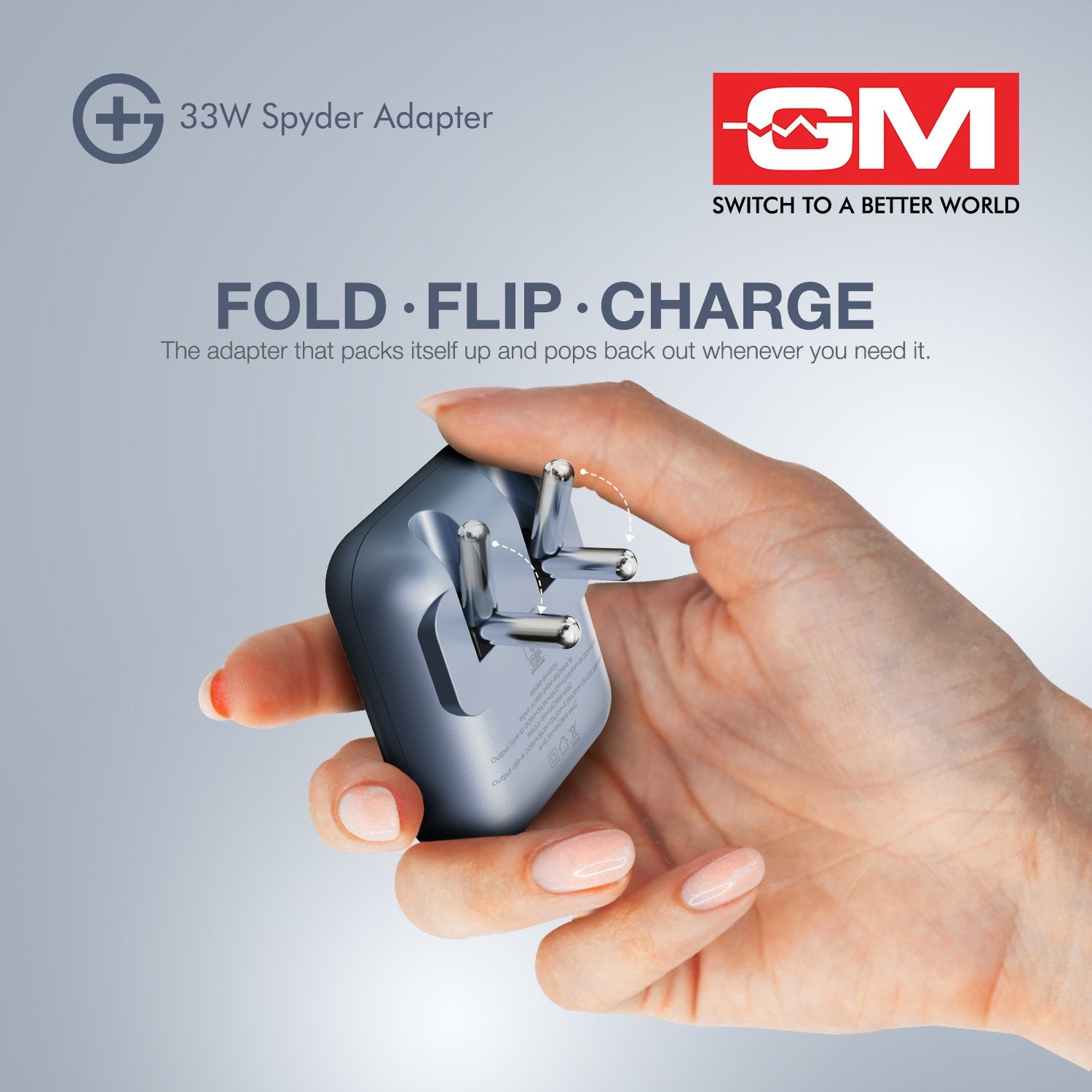 G+ 33W Spyder Adapter- Light Blue